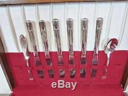 Bouquet / Embassy 6 Places 26 Pieces Flatware Cased Set By Embassy Silver Plate