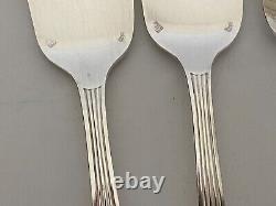 Boxed Set of 12 French Art Deco Dessert Spoons