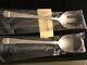 CHRISTOFLE ARIA 1 SET SALAD SERVING SPOON+ FORK (2) NEW silverplate