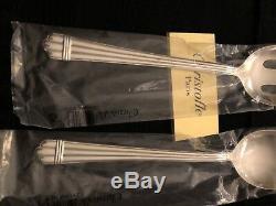 CHRISTOFLE ARIA 1 SET SALAD SERVING SPOON+ FORK (2) NEW silverplate
