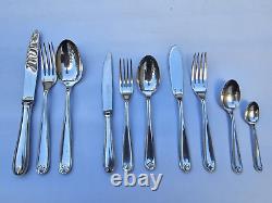 CHRISTOFLE CLEMENT MAROT SILVERPLATE FLATWARE SET WithSERVING FOR TWELVE 125 PC