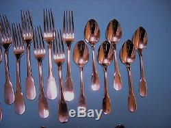 CHRISTOFLE Cluny France Air France Set of 12 (36Pc) Knives Forks Spoons