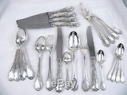 CHRISTOFLE MARLY FRANCE 24 pcs Table set complete Flatware Dinner 1/2 Very Nice