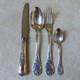 CHRISTOFLE MARLY SILVERPLATED 4 PIECES DINNER SET (12 sets available)