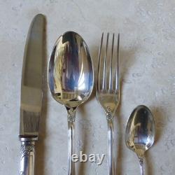 CHRISTOFLE MARLY SILVERPLATED 4 PIECES DINNER SET (12 sets available)