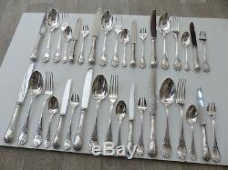 CHRISTOFLE MARLY SILVER PLATE DINNER SET FLATWARE 36 PIECES (set 2)