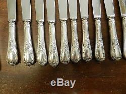 Christofle Marly Silver Plate Flatware Set (80 Pieces)