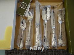 CHRISTOFLE MARLY Silver plated Trousse 6 Pieces place setting For one Brand new