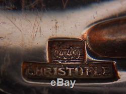 Christofle Palme Model Silverplated Flatware Set In Its Genuine Christofle Box