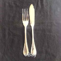 Christofle Perles 70 Pcs Set Place Setting For 10 + Fish Service For 8
