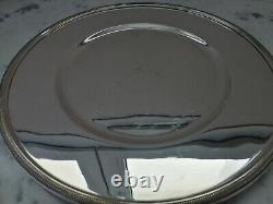 CHRISTOFLE PRESENTATION DISH PLATE LARGE TRAY Silver plated Set FRENCH