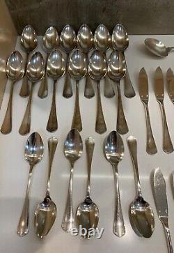 CHRISTOFLE SILVERPLATE JAPONAISE (aka JAPANESE) RARE PATTERN 1880 75 PIECES