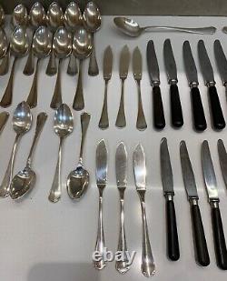 CHRISTOFLE SILVERPLATE JAPONAISE (aka JAPANESE) RARE PATTERN 1880 75 PIECES