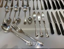 CHRISTOFLE SILVERPLATE JAPONAISE (aka JAPANESE) RARE PATTERN 1880 75 PIECES