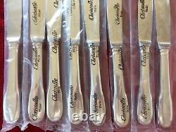 CLUNY CHRISTOFLE Dinner SET Forks Spoons Knives Silver plated NEW