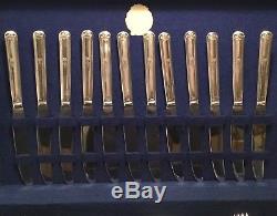 C. 1920s 84pc International Silver WINFIELD Silverplate Flatware Set with Chest