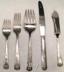 C. 1920s 84pc International Silver WINFIELD Silverplate Flatware Set with Chest