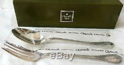ChristofleMARLY Multupurpose serving set Fork & Spoon New never used