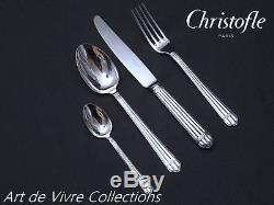 Christofle ARIA 12 place settings, 48 pieces Table set, Brilliant Luster