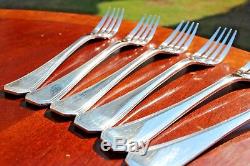 Christofle America Silver Plated Fish Forks Set of SIX