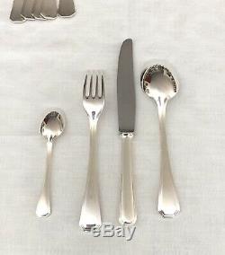 Christofle America Silverplated Flatware Set 48 Pcs 12 People Excellent
