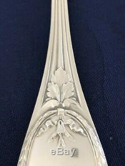 Christofle Antique Silver-plated Rare Trianon Flatware Set For 6 People, 12 Pcs