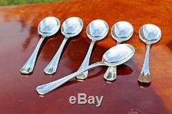 Christofle Boreal Silver plated Ice Cream Spoons Set of SIX