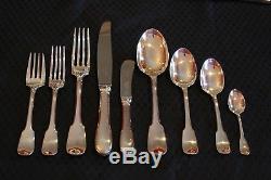 Christofle Cluny 60 Piece Silverplate Complete Flatware Set For 6