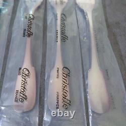 Christofle Cluny Fish Knife Fork Unopened 6pcs Silverplate Flatware Brand New