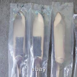 Christofle Cluny Fish Knife Fork Unopened 6pcs Silverplate Flatware Brand New