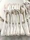 Christofle Crossed Ribbons Silverplated Pastry Dessert Fork Set Excellent