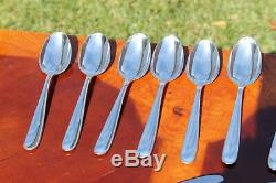 Christofle Dax Silver Plated Flatware Set 24 Pieces in Six Settings