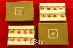 Christofle FRANCE Set of 16 Table Place Name Card Menu Holders + BOX