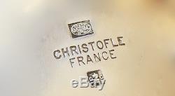 Christofle FranceMalmaisonFine rare Tea / coffee set withlarge traySilverplate