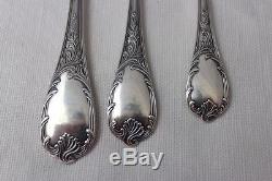 Christofle France 4 Piece Marly Pattern Place Setting Silver Plate Crisp