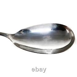 Christofle, France, CLUNY, Silver Plate, Solid Rice Potato Serving Spoon, 9 3/4