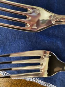 Christofle France Malmaison Silverplate Flatware set