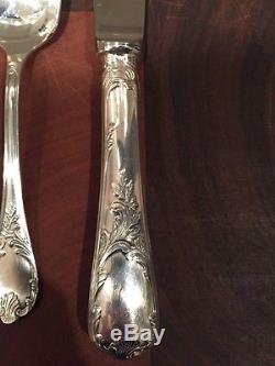 Christofle France Marly 4 pc Place Setting Silverplate