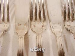 Christofle France Silverplate Flatware Fish knives set for 6 persons 12pc ARIA