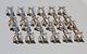 Christofle French silverplate Set of 12 knife rests Lyre