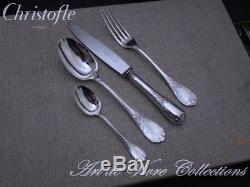 Christofle MARLY 12 place settings, 49 pieces Table set, Brilliant Luster