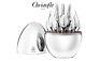 Christofle MOOD 24 Piece Silver Plated Flatware Set with Egg Storage 00065299