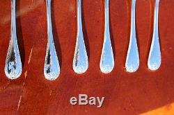 Christofle Malmaison Silver plated Coffee Spoons Set of Six