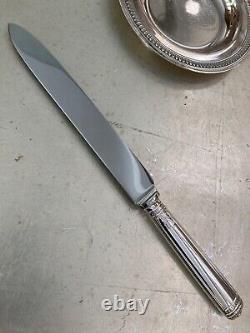 Christofle Malmaison Silverplate Serving Carving Turkey Knife France