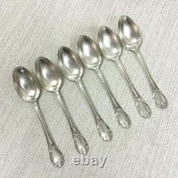Christofle Marly Silver Plate Cutlery Large Table Spoons Set of 6 Louis XIV