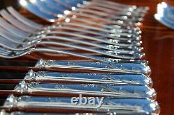 Christofle Marly Silver Plated 24 Pieces Flatware Set in Six Settings
