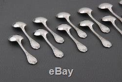 Christofle Marly Silver Plated Demitasse Moka Espresso Spoons Set of 12