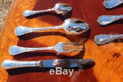 Christofle Marly Silver Plated Flatware 16 Pcs in 4 Settings