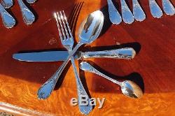 Christofle Marly Silver Plated Flatware 16 Pcs in 4 Settings