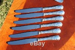 Christofle Marly Silver Plated Flatware 24 Pcs in 6 Settings